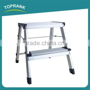 Aluminium Single Side 2-step Ladder, Portable Stool thumbnail-1