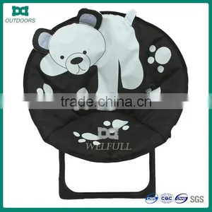 2014 Black Kids Oxford Fabric Round Chair thumbnail-1