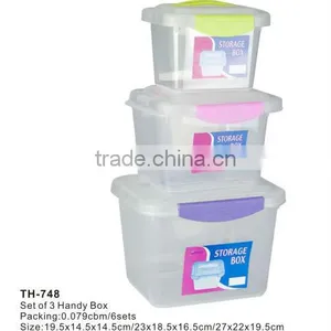 Set of 3pcs Plastic Handy Tool Box thumbnail-1