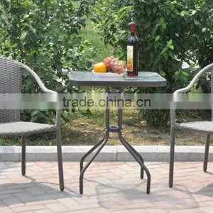 Outdoor Home Furniture Wicker Dining Table And Chairs Garden Rattan Furniture thumbnail-1