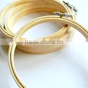 Hot Sell Wooden Embroidery Hoop Wooden Craft Hoop Made in China thumbnail-1
