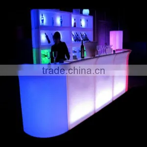 Newly Design and Beautiful Led Colforful Lighting Salon Reception Bar Counter thumbnail-1