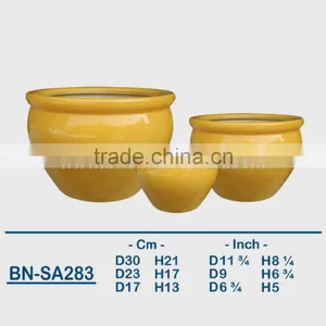 Vietnamese Ceramic Glazed Indoor Pot/ Indoor Planter BN-SA283 thumbnail-1