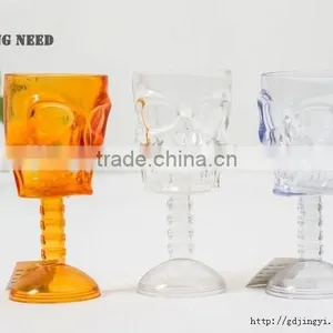 Halloween Plastic 350ml LED Light Skull Mugs Cup for Party Decoration thumbnail-5