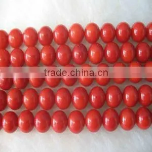 Wholesale 16'' 8mm Red Round Coral Beads Strands thumbnail-1