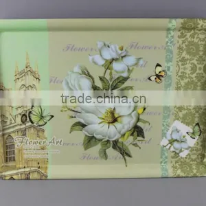 Flower Melamine Plastic Serving Trays thumbnail-3