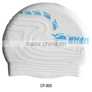 Lycra Swimming Cap With 100% Silicone Sculptural Cap(CAP-900) thumbnail-1