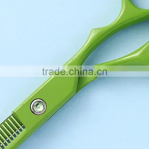 7 Inch Green Color Japanese Pet / Dog Grooming Scissors thumbnail-3