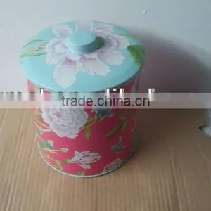 Metal Round Cookie Tin With Hand Grip, Cookie Box thumbnail-1
