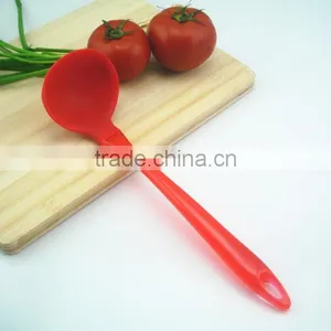 Silicone Kitchen Cooking Soup Ladle With Nylon Handle thumbnail-4