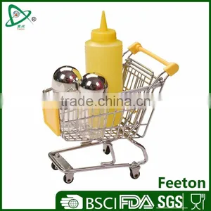 3pcs Condiment Tools With Mini Trolley Set thumbnail-1
