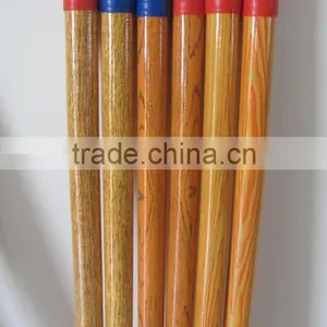 Sweeping Colorful Handle Wooden Broom Coated Pvc thumbnail-1