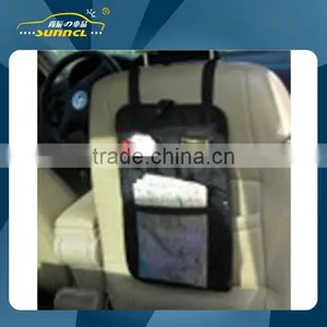 420D Oxford Car Seatback Organizer With Table Desk for Notebook thumbnail-1