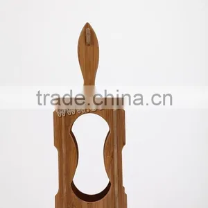 9x9.5x36cm ,single Bottle Wine Rack/Bamboo Wine Tray Rack thumbnail-2