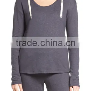 Comfy Hoodie Sweatshirt And Leggings Pants Women Sleepwear & Homewear Loungewear thumbnail-2