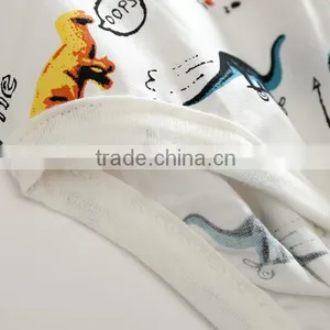 Wholesale Baby Boys Clothes Bow Tie Dinosaur Shirt Jumpsuit Kids Rompers thumbnail-5