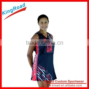 Popular Sublimation Netball Jerseys thumbnail-1