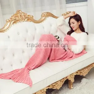 Wholesale China Crochet Adult Mermaid Tail Blankets thumbnail-2