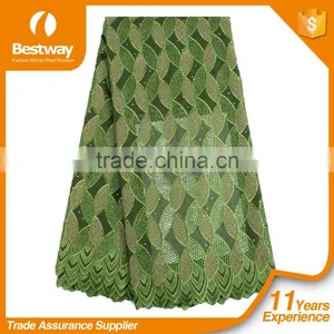 Best Sales Swiss Lace Fabric Afrcian Lace Fabric for Wedding thumbnail-3
