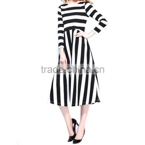 Maxnegio Digital Full Printed Maxi Long Sleeve Women Casual Dress thumbnail-2