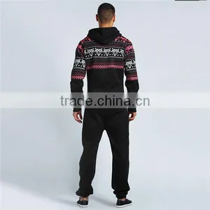 PA0027A Diamond Printed Onesie Jumpsuit for Men thumbnail-2