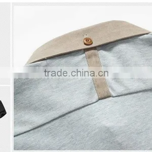 Good Quality Outdoor Two Color Sublimation Custom Man Polo T-Shirt 100% Cotton thumbnail-5