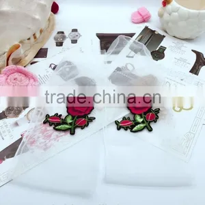 WS-2 Hot Fashion New Style Women Ultrathin Sheer Embroider Rose Flowers Fishnet Socks Breathable Mesh Summer Hosiery thumbnail-5