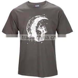 Custom Printing T-shirt Summer Pure Color Short- Sleeves Men T-shirt 100% Cotton High Quality T-shirt thumbnail-4