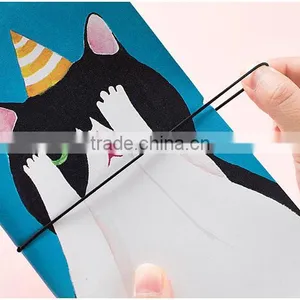 Soft Faux Leather Cover Planner Refillable Text Journal Dairy Planner Customizable Notebook With Band thumbnail-2