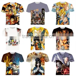 Unisex All Kinds of Short Sleeve 3D Cosplay t Shirt M-2XL thumbnail-1