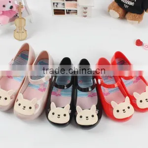 Soft Feeling Girl Pvc Shoes, Girl Cartoon Jelly Shoes thumbnail-1