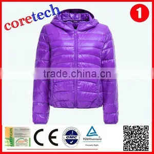 Fashion Customized Red Outdoor Down Jacket Factory thumbnail-2