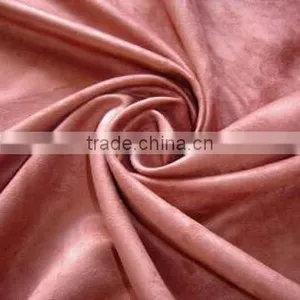 100%POLYESTER SUEDE FABRIC 105DX200D,240GSM,57/58"FOR CLOTHES, SOFA AND CAR SEAT thumbnail-1