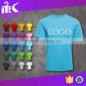 Guangzhou Manufacture OEM Custom Logo 200g 95 Cotton 5 Spandex Golf T Shirts thumbnail-1