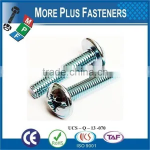 Made in Taiwan DIN 967 Pan Head With Collar Machine Screw DIN 967 thumbnail-1