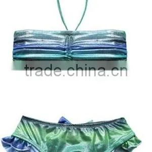Kids Girls Mermaid Swimming Costumes Swimmable Bikini Set Swimwear Swimsuit thumbnail-4