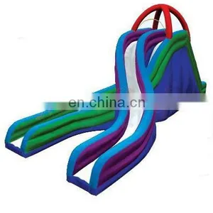 Wave Inflatble Slide Climbing With Double Lane thumbnail-1