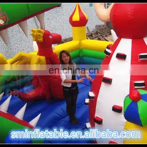 Package Mail Inflatable Rabbit Castle Jump Bed Combination Air Castle Airplane Inflatable Slide thumbnail-4