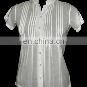 100% Polyester New Styles Ladies Shirt 2017 Latest thumbnail-5