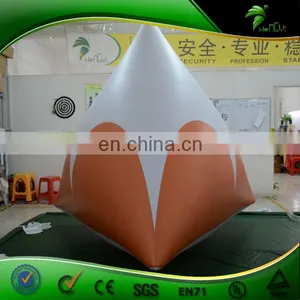 Advertising Ideas Inflatable Pyramid Shape Balloon Giant Taper Colorful Ball Triangle Buoy Toys thumbnail-4