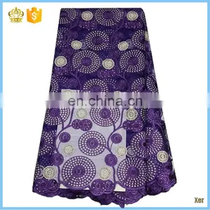 New Arrival High Quality Good Price French Net Lace With Stones for Nigeria Party P16032711 thumbnail-1
