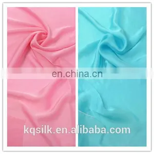 Hangzhou Factory-direct Plain Dyed/solid Pure Silk Georgette/ggt Satin Fabric thumbnail-1