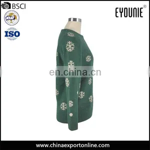 Latest Ugly Knitted Christmas Sweater Wholesaler For Women thumbnail-3