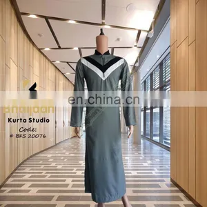 New Design Thobe /Jubah For Men Islamic Abaya High Fashion Arabic Abaya Designs 2016 Arabic Men thumbnail-5