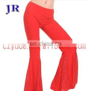 Ballroom Beautiful Women Belly Dance Sequins Pants K-4011# thumbnail-6