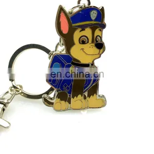 Factory Sale Promotion Gift Custom Made Metal Cartoon Dog Keychain thumbnail-3