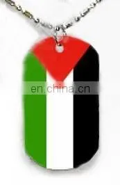 Custom Soft Enamel Palestine Flag Pet ID Tags/ Dog Tags thumbnail-1