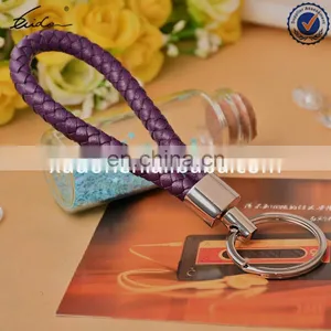 2016 Newest Style Simple Style High Quality Woven Rope Keychain thumbnail-4