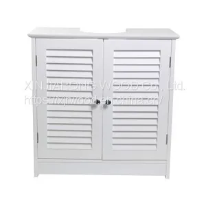 Bath Under Sink Storage Vanity Cabinet Florence Louvre This Bathroom Vanity Cabinet Florence is in Medium-density Fibreb thumbnail-4