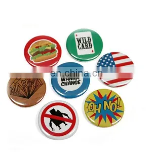 PG040 Logo Imprinted Customized Promotional Gifts Tin Badge thumbnail-2